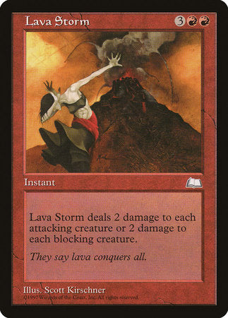 Lava Storm [Weatherlight] | Exor Games New Glasgow