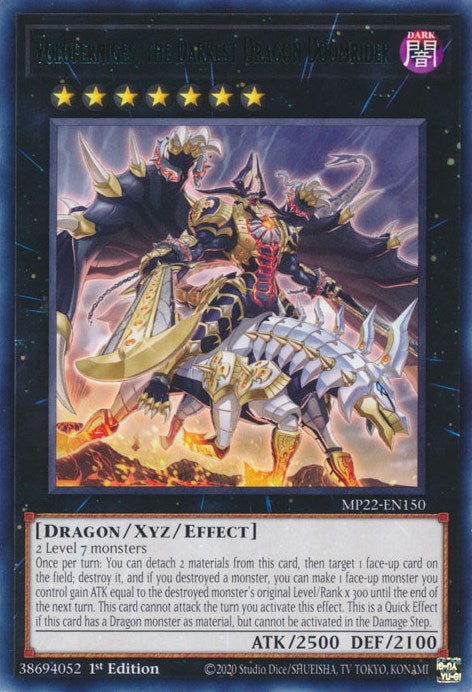 Voloferniges, the Darkest Dragon Doomrider [MP22-EN150] Rare | Exor Games New Glasgow