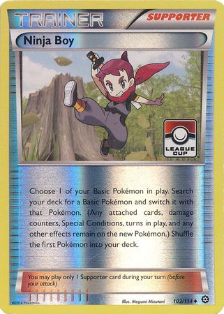 Ninja Boy (103/114) (League Promo) [XY: Steam Siege] | Exor Games New Glasgow