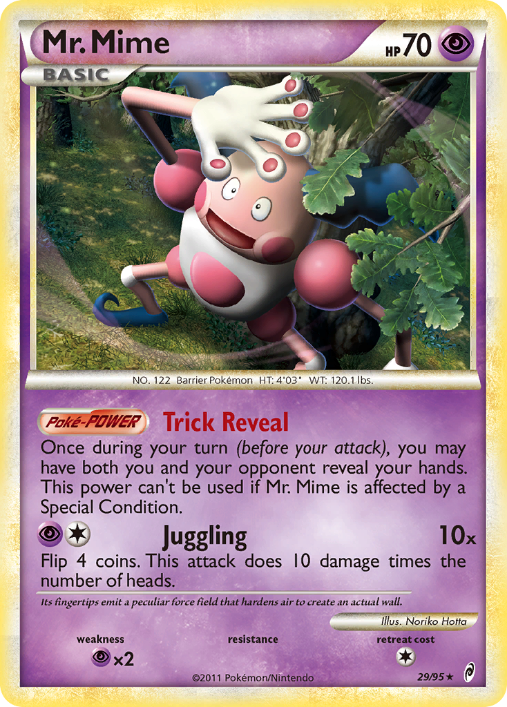 Mr. Mime (29/95) [HeartGold & SoulSilver: Call of Legends] | Exor Games New Glasgow