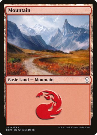 Mountain (262) [Dominaria] | Exor Games New Glasgow