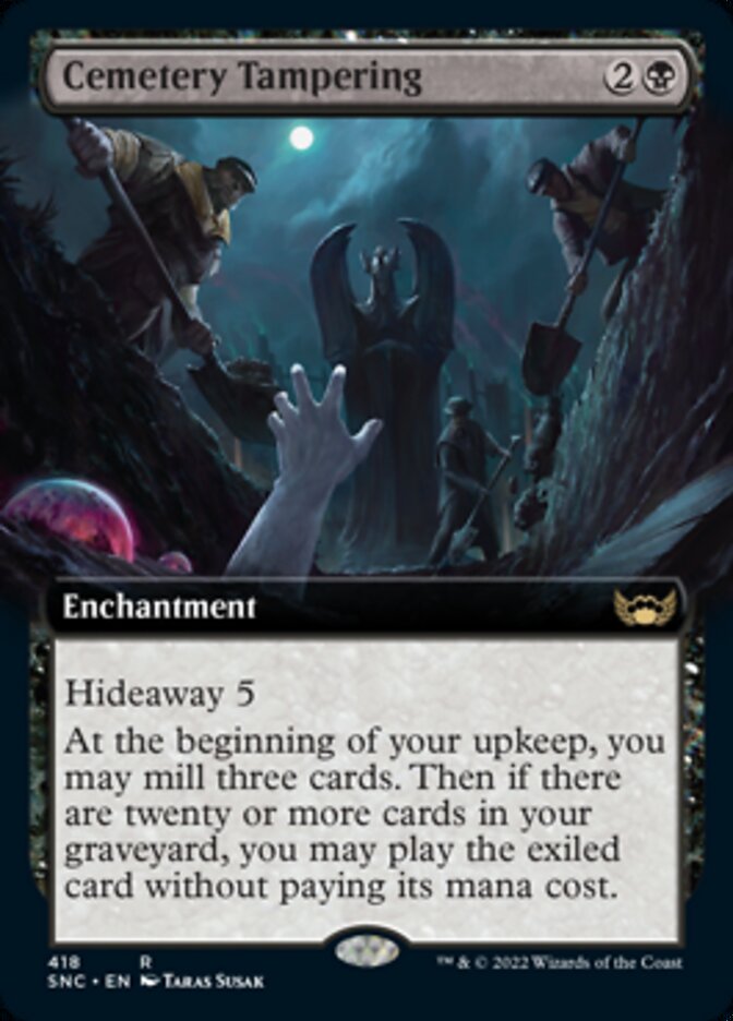 Cemetery Tampering (Extended Art) [Streets of New Capenna] | Exor Games New Glasgow