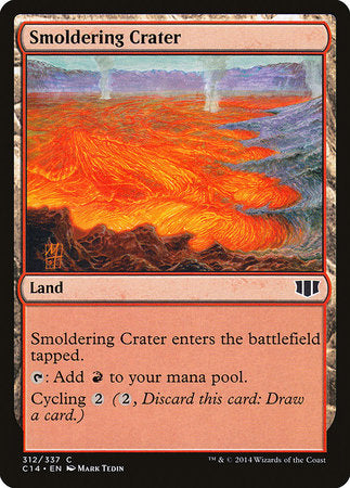 Smoldering Crater [Commander 2014] | Exor Games New Glasgow