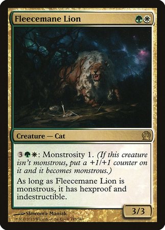 Fleecemane Lion [Theros] | Exor Games New Glasgow