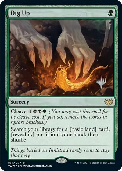 Dig Up (Promo Pack) [Innistrad: Crimson Vow Promos] | Exor Games New Glasgow