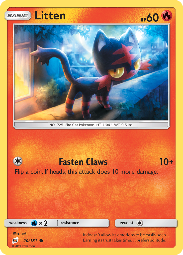 Litten (20/181) [Sun & Moon: Team Up] | Exor Games New Glasgow