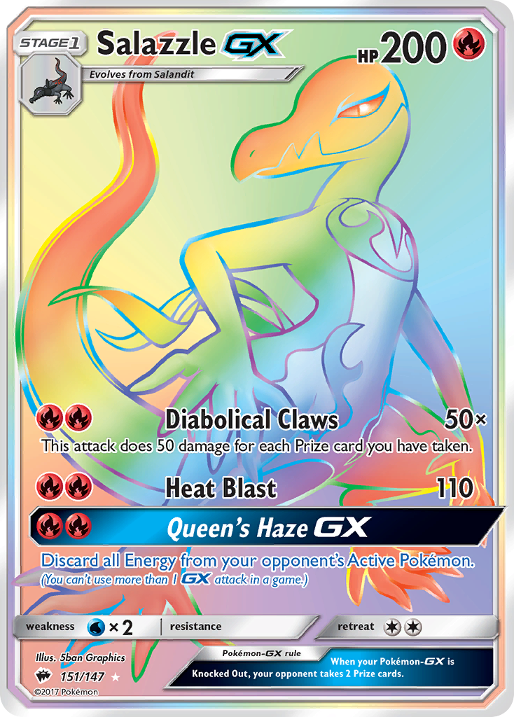 Salazzle GX (151/147) [Sun & Moon: Burning Shadows] | Exor Games New Glasgow