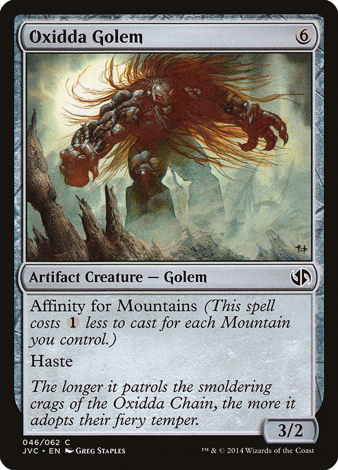 Oxidda Golem [Duel Decks Anthology] | Exor Games New Glasgow