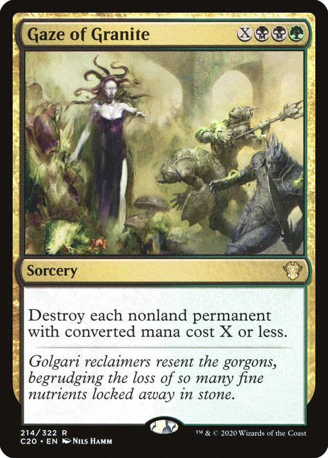 Gaze of Granite [Commander 2020] | Exor Games New Glasgow