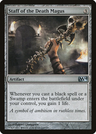 Staff of the Death Magus [Magic 2014] | Exor Games New Glasgow