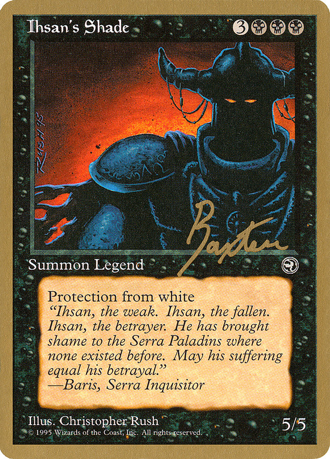 Ihsan's Shade (George Baxter) [Pro Tour Collector Set] | Exor Games New Glasgow