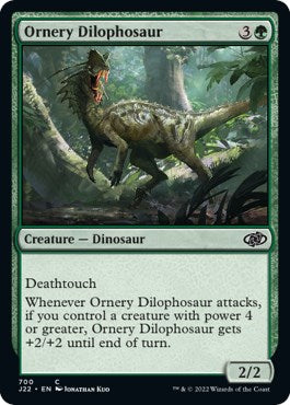 Ornery Dilophosaur [Jumpstart 2022] | Exor Games New Glasgow