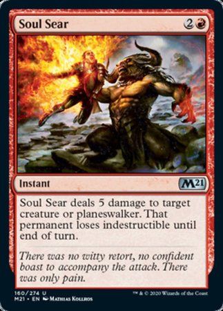 Soul Sear [Core Set 2021] | Exor Games New Glasgow