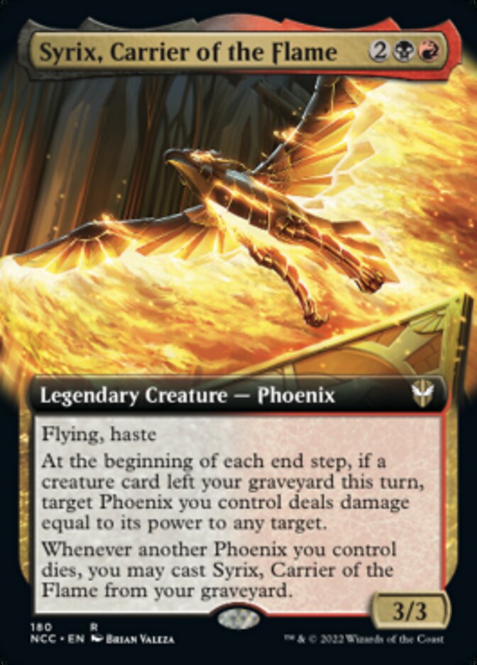 Syrix, Carrier of the Flame (Extended Art) [Streets of New Capenna Commander] | Exor Games New Glasgow