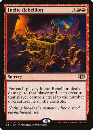 Incite Rebellion [Commander 2014] | Exor Games New Glasgow