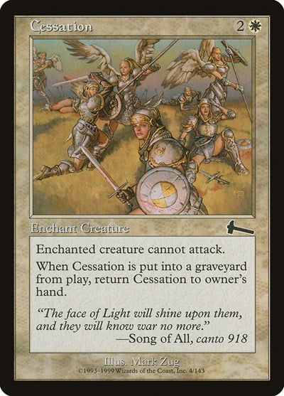 Cessation [Urza's Legacy] | Exor Games New Glasgow