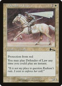 Defender of Law [Urza's Legacy] | Exor Games New Glasgow