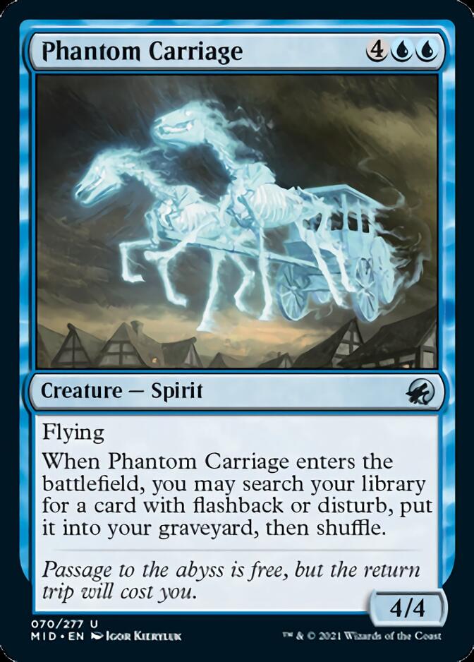 Phantom Carriage [Innistrad: Midnight Hunt] | Exor Games New Glasgow