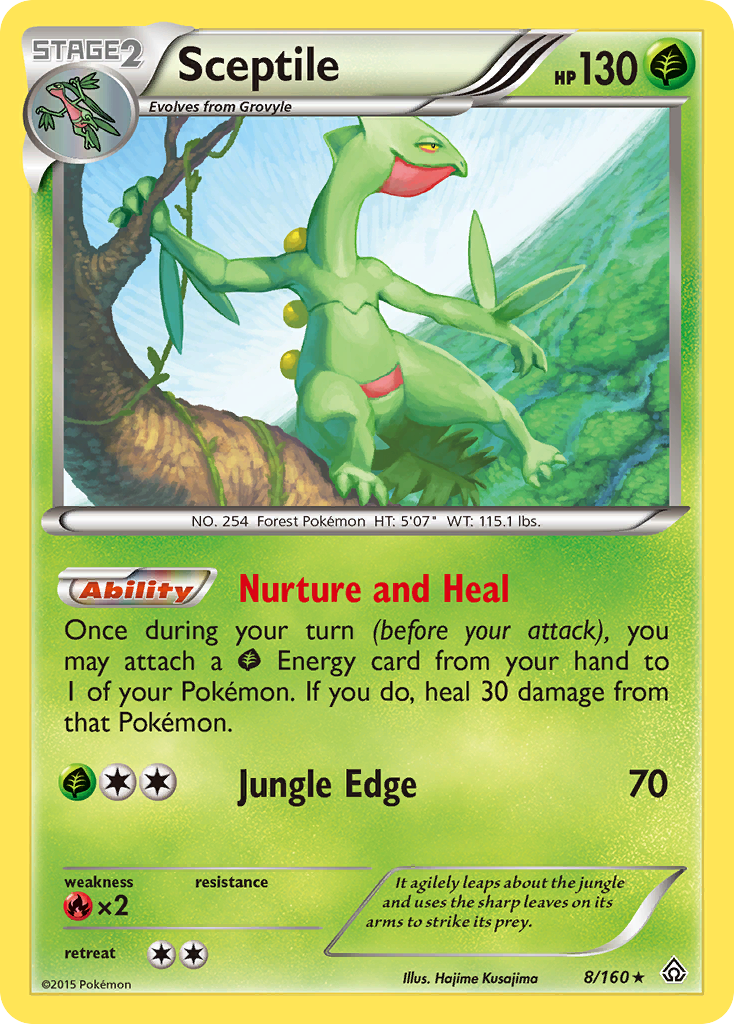 Sceptile (8/160) [XY: Primal Clash] | Exor Games New Glasgow