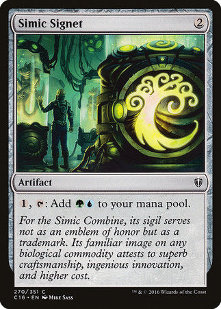 Simic Signet [Commander 2016] | Exor Games New Glasgow