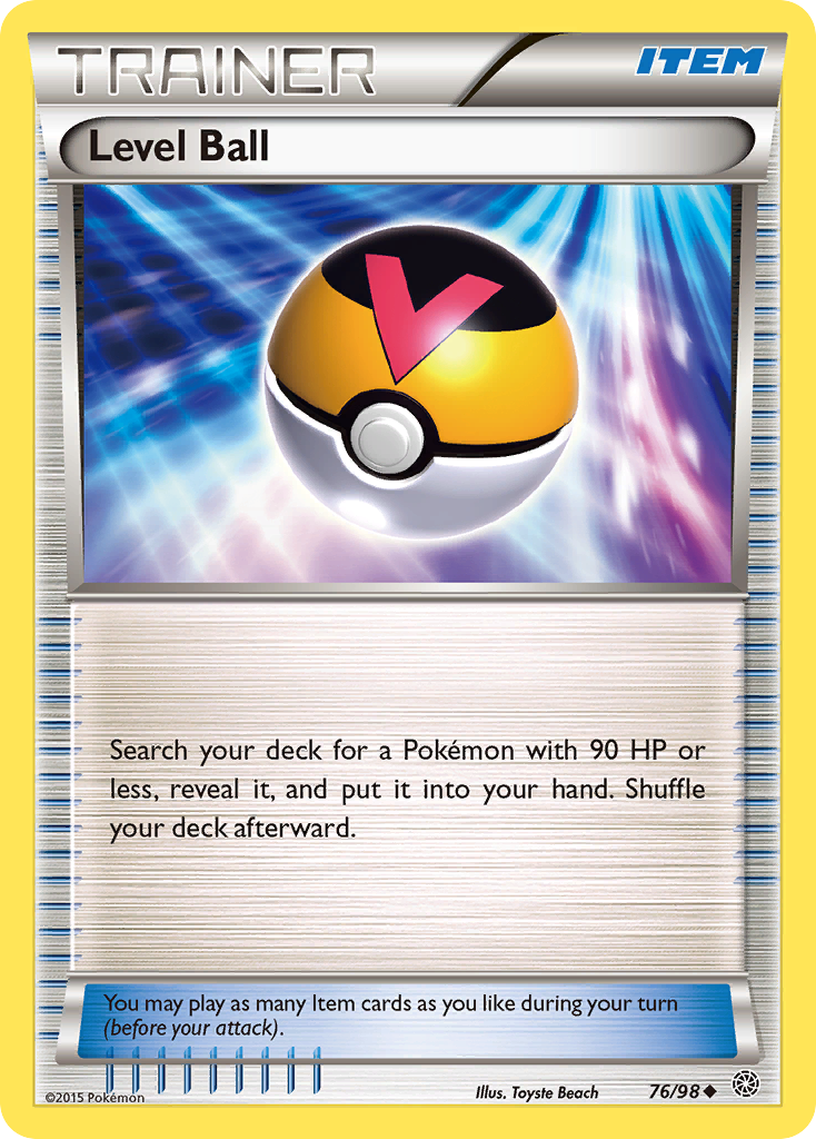 Level Ball (76/98) [XY: Ancient Origins] | Exor Games New Glasgow