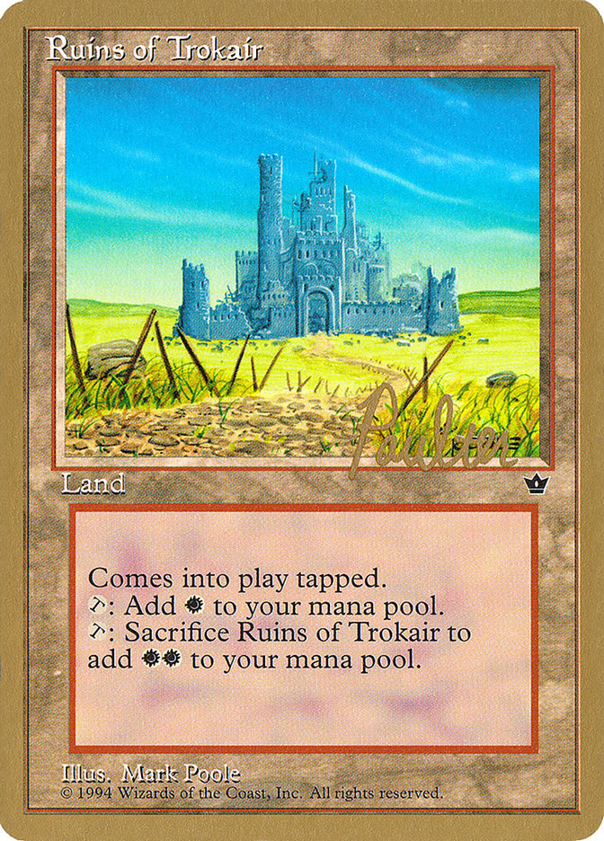 Ruins of Trokair (Preston Poulter) [Pro Tour Collector Set] | Exor Games New Glasgow