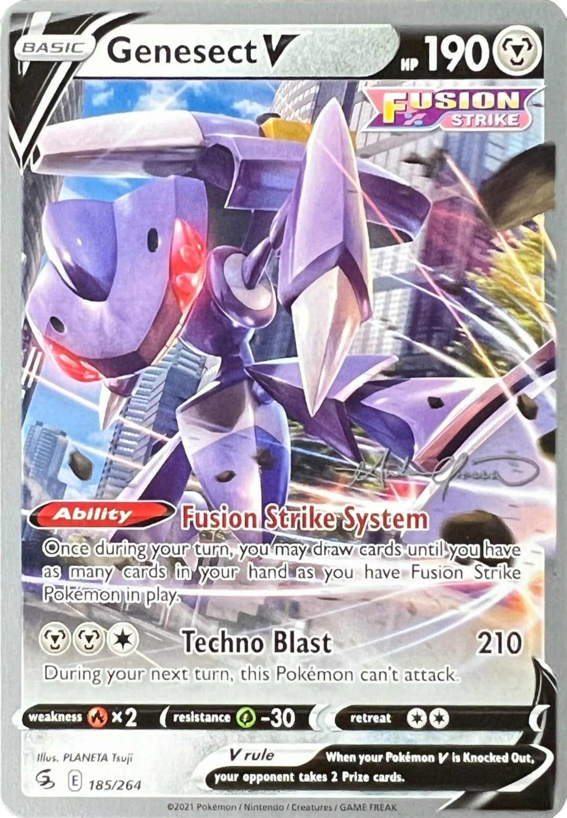 Genesect V (185/264) (The Shape of Mew - Andre Chiasson) [World Championships 2022] | Exor Games New Glasgow