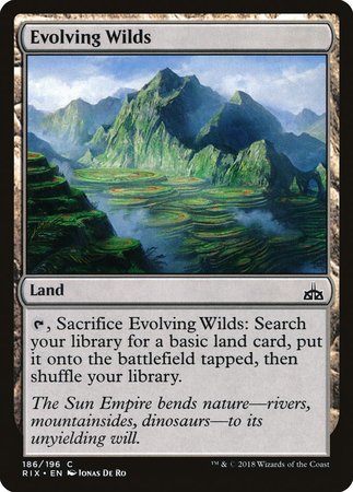 Evolving Wilds [Rivals of Ixalan] | Exor Games New Glasgow