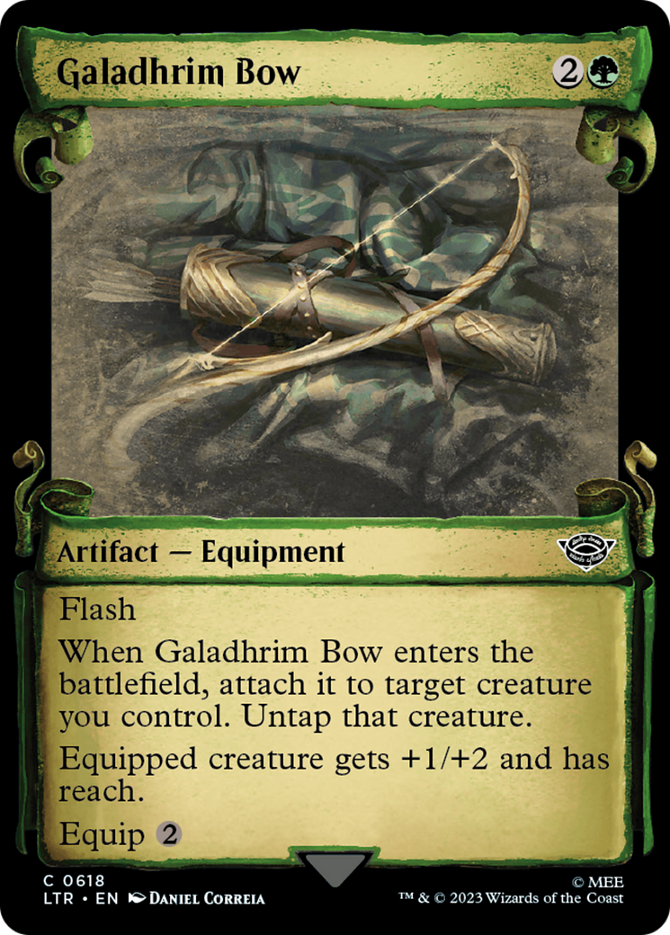 Galadhrim Bow [The Lord of the Rings: Tales of Middle-Earth Showcase Scrolls] | Exor Games New Glasgow