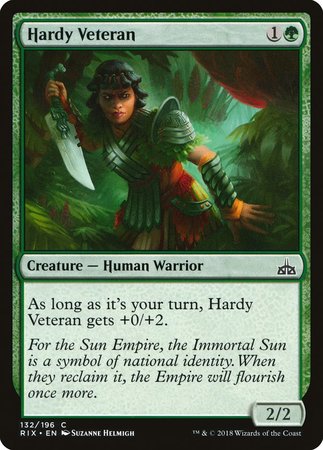 Hardy Veteran [Rivals of Ixalan] | Exor Games New Glasgow