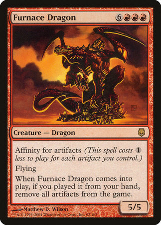 Furnace Dragon [Darksteel] | Exor Games New Glasgow