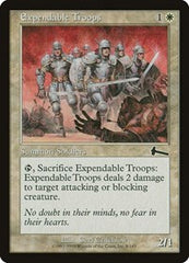 Expendable Troops [Urza's Legacy] | Exor Games New Glasgow