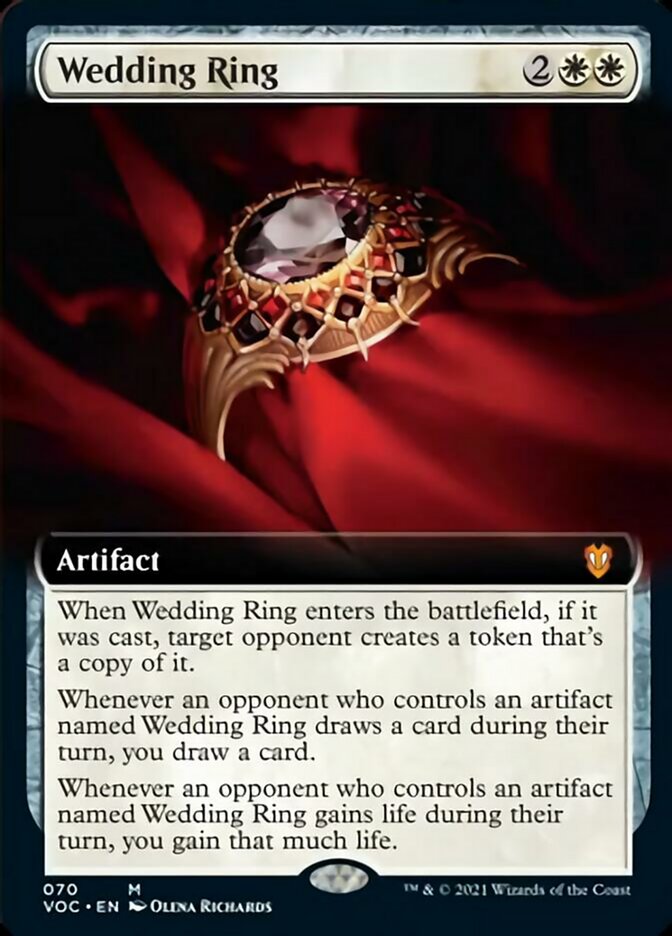 Wedding Ring (Extended) [Innistrad: Crimson Vow Commander] | Exor Games New Glasgow