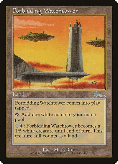 Forbidding Watchtower [Urza's Legacy] | Exor Games New Glasgow