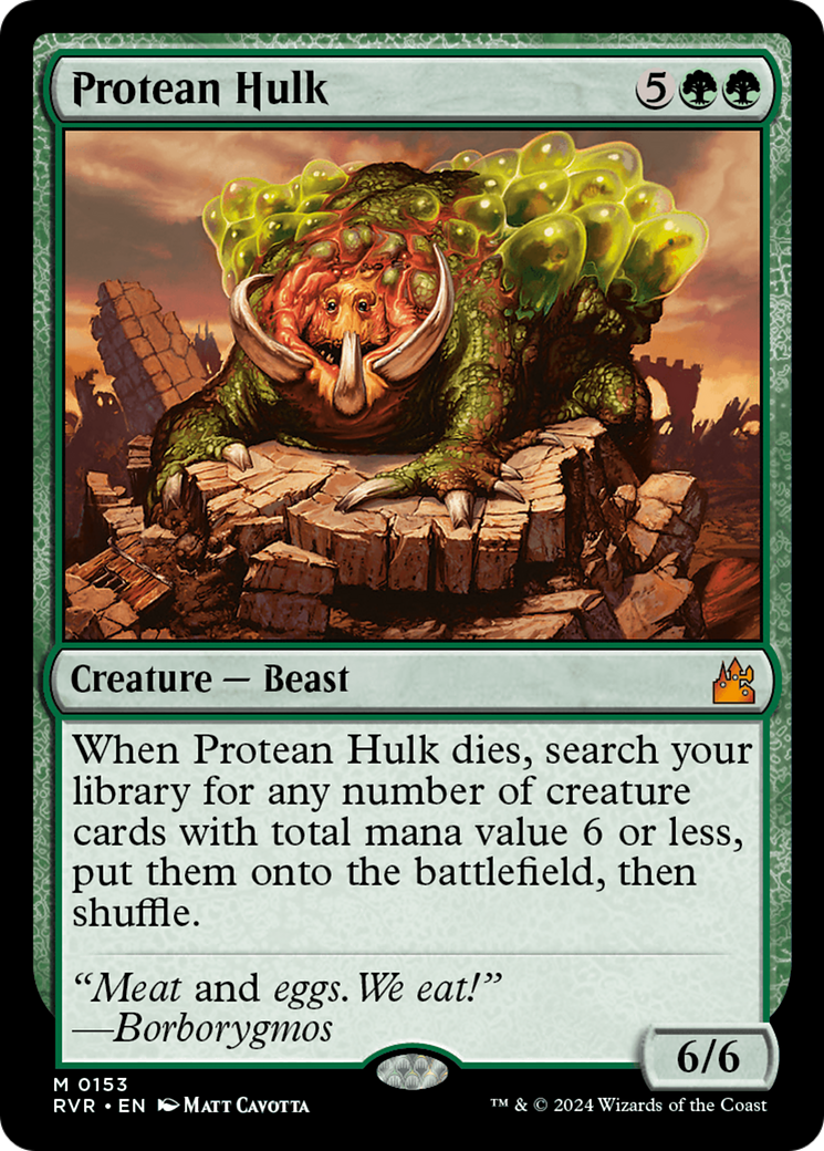 Protean Hulk [Ravnica Remastered] | Exor Games New Glasgow