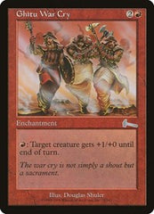 Ghitu War Cry [Urza's Legacy] | Exor Games New Glasgow