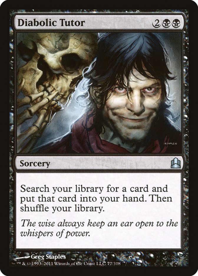 Diabolic Tutor [Commander 2011] | Exor Games New Glasgow