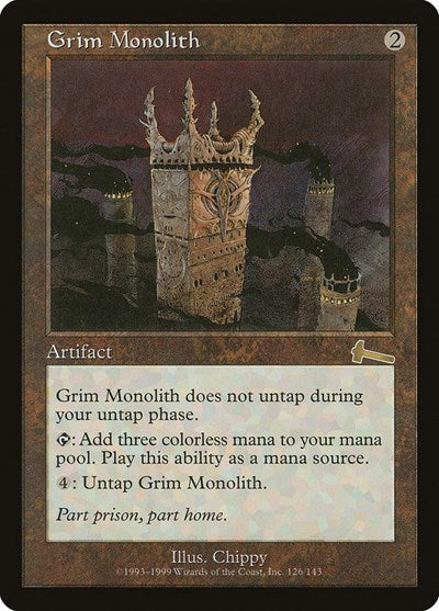 Grim Monolith [Urza's Legacy] | Exor Games New Glasgow