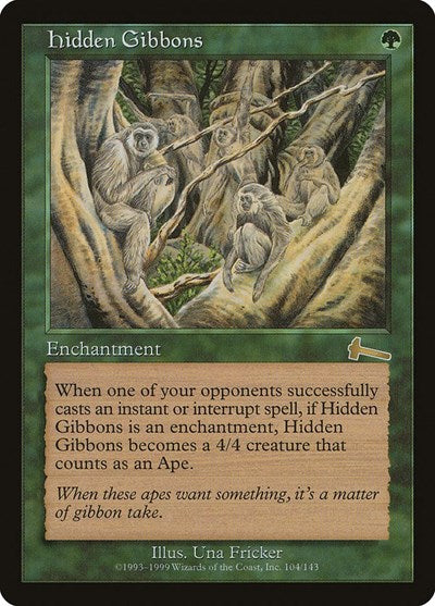 Hidden Gibbons [Urza's Legacy] | Exor Games New Glasgow