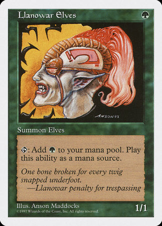 Llanowar Elves [Fifth Edition] | Exor Games New Glasgow