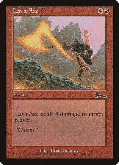 Lava Axe [Urza's Legacy] | Exor Games New Glasgow