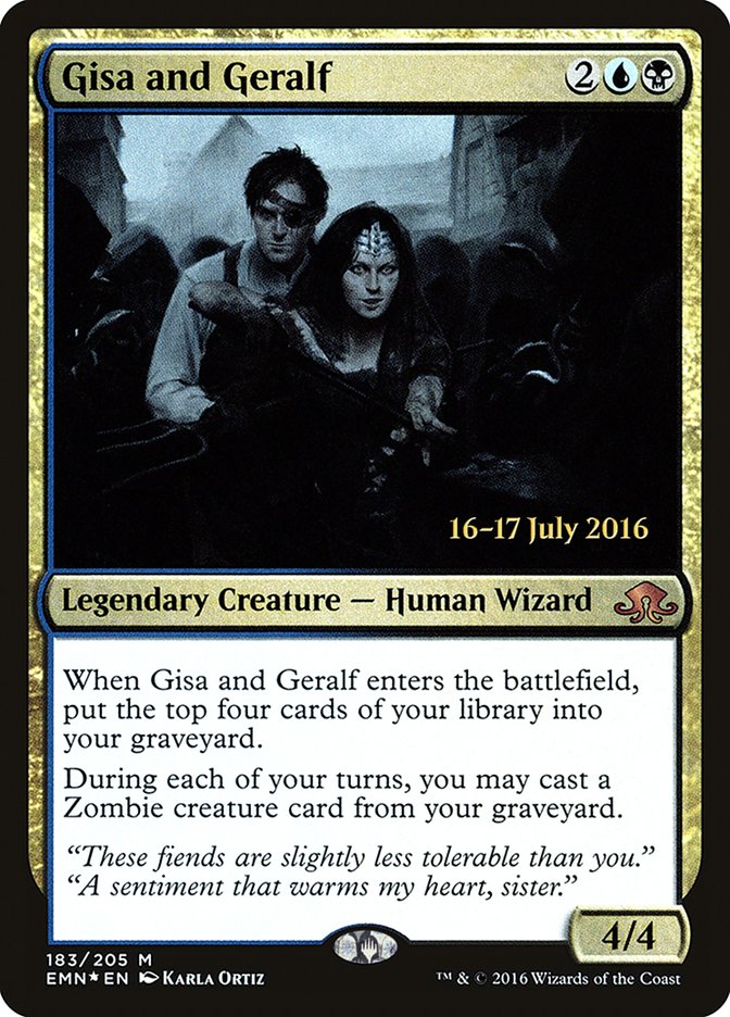 Gisa and Geralf  [Eldritch Moon Prerelease Promos] | Exor Games New Glasgow