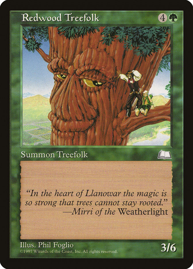 Redwood Treefolk [Weatherlight] | Exor Games New Glasgow