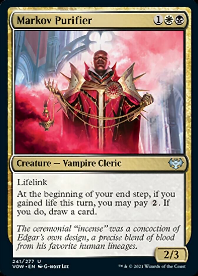 Markov Purifier [Innistrad: Crimson Vow] | Exor Games New Glasgow