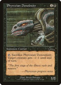 Phyrexian Denouncer [Urza's Legacy] | Exor Games New Glasgow