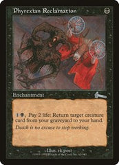 Phyrexian Reclamation [Urza's Legacy] | Exor Games New Glasgow