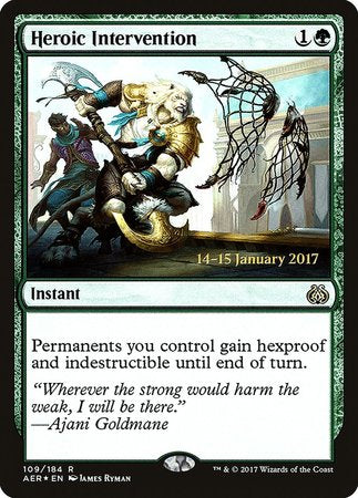 Heroic Intervention [Aether Revolt Promos] | Exor Games New Glasgow