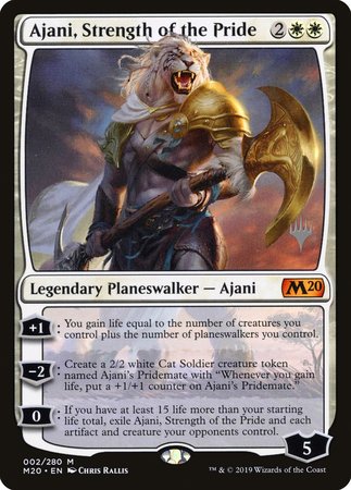 Ajani, Strength of the Pride [Core Set 2020 Promos] | Exor Games New Glasgow