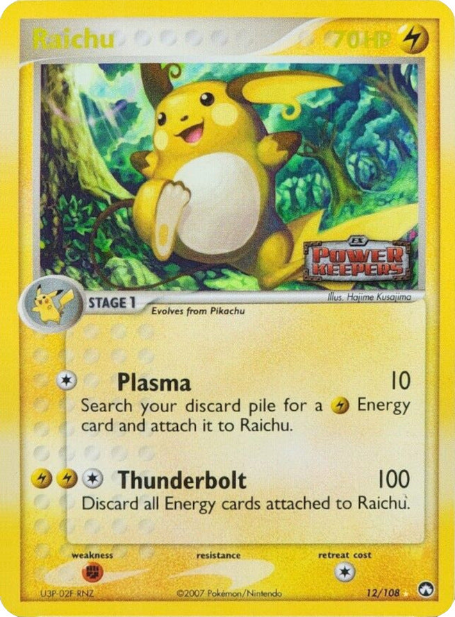 Raichu (12/108) (Stamped) [EX: Power Keepers] | Exor Games New Glasgow