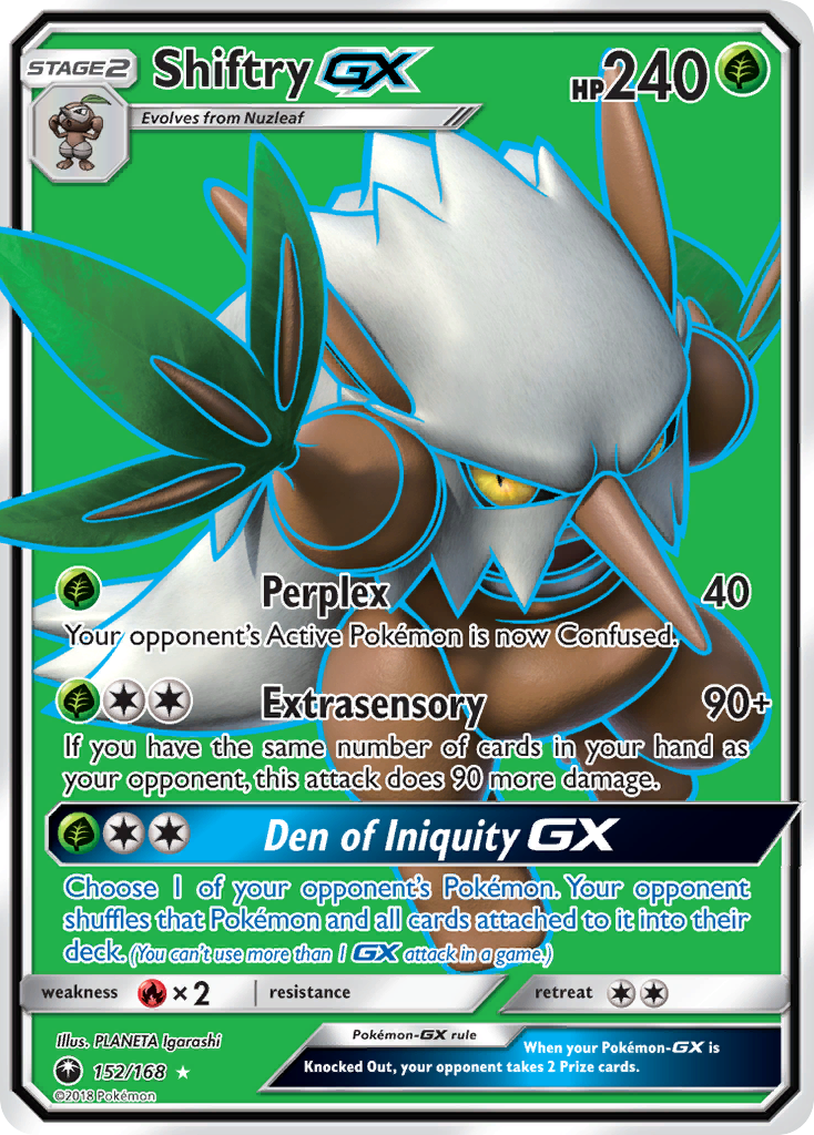 Shiftry GX (152/168) [Sun & Moon: Celestial Storm] | Exor Games New Glasgow